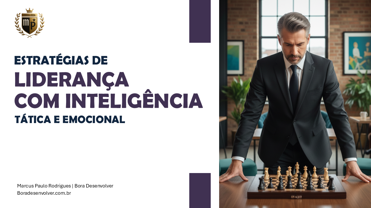 Estratégias de Liderança com Inteligência Tática e Emocional — treinamento empresarial da Bora Desenvolver